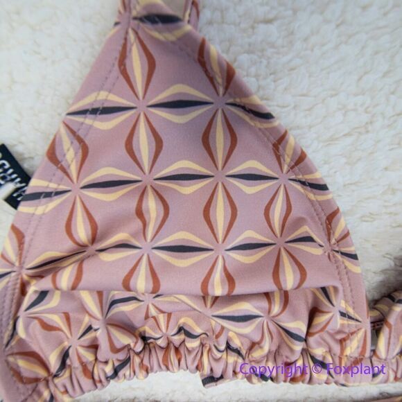 New! Set! Beth Richards Boheme chai geo bikini , top size XL, bottom size L - Picture 7 of 14
